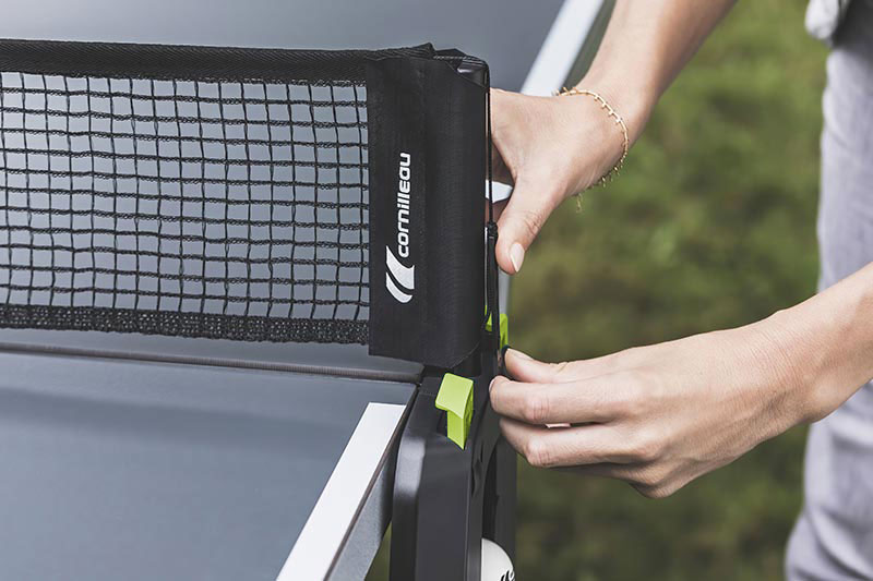 Pingpongtafel met verstelbaar net